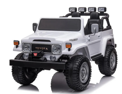 2026 24V Toyota FJ-40 Kids Ride On Car 4X4 2 Seater with Remote Control DELUXE