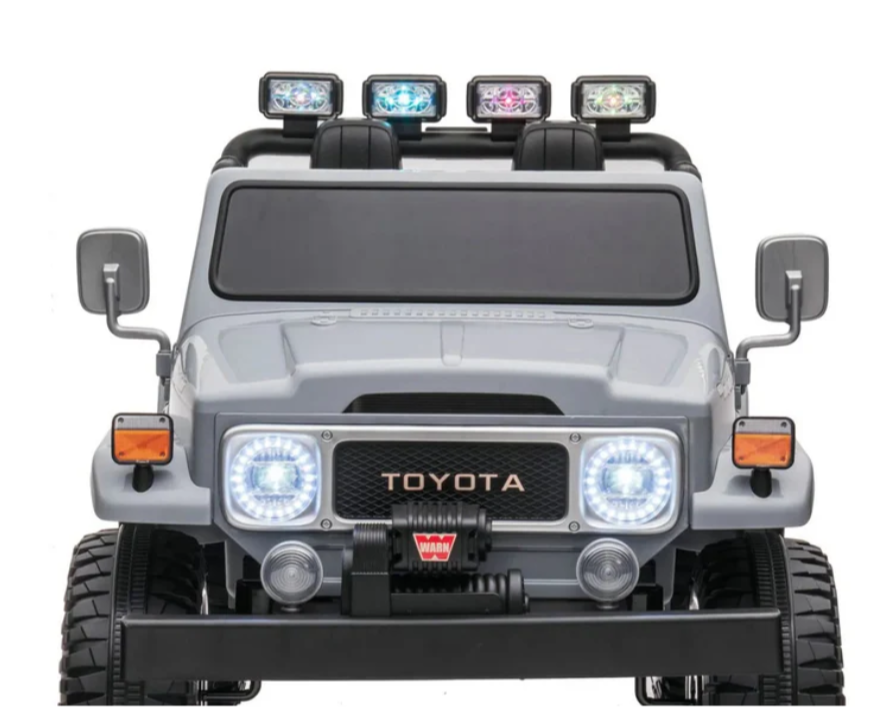 2026 24V Toyota FJ-40 Kids Ride On Car 4X4 2 Seater with Remote Control DELUXE