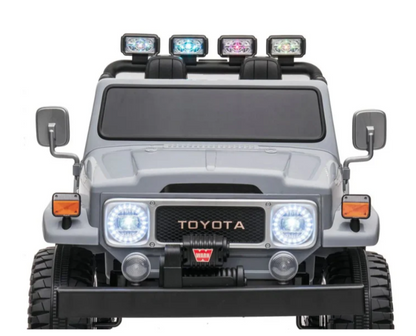 2026 24V Toyota FJ-40 Kids Ride On Car 4X4 2 Seater with Remote Control DELUXE
