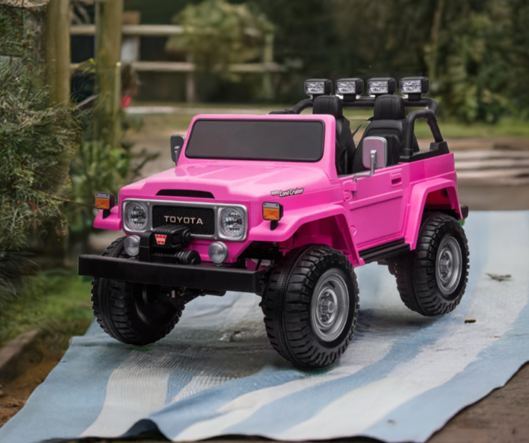 2026 24V Toyota FJ-40 Kids Ride On Car 4X4 2 Seater with Remote Control DELUXE