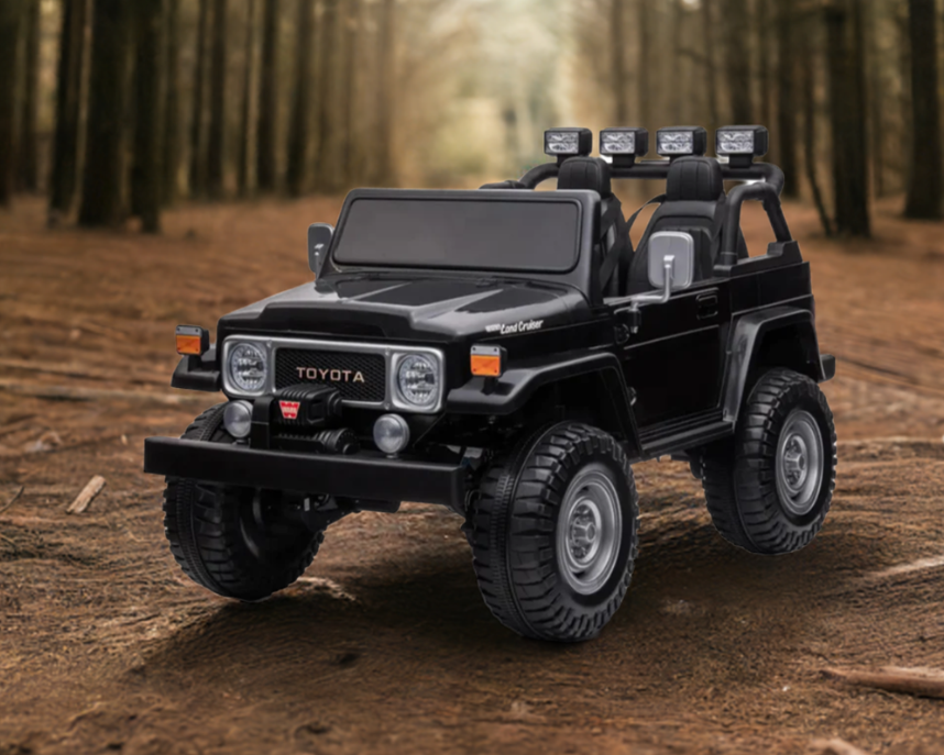 2026 24V Toyota FJ-40 Kids Ride On Car 4X4 2 Seater with Remote Control DELUXE