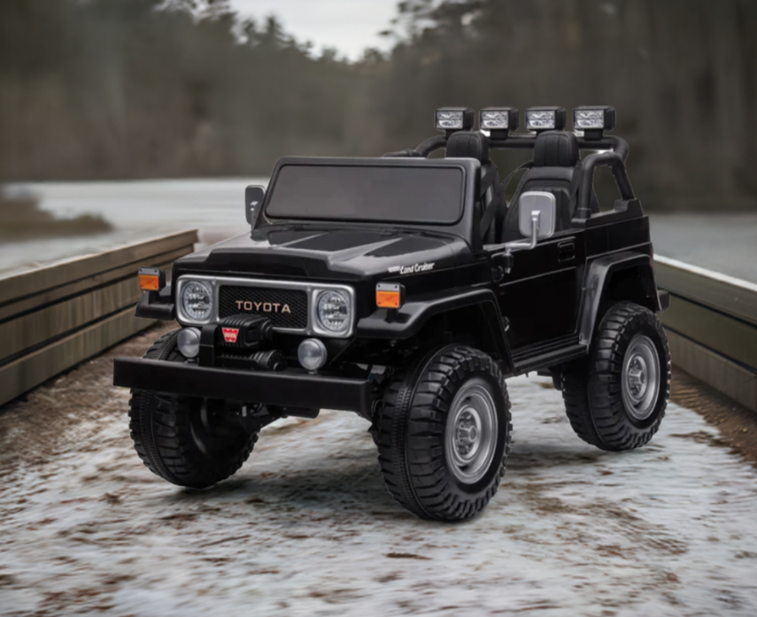 2026 24V Toyota FJ-40 Kids Ride On Car 4X4 2 Seater with Remote Control DELUXE