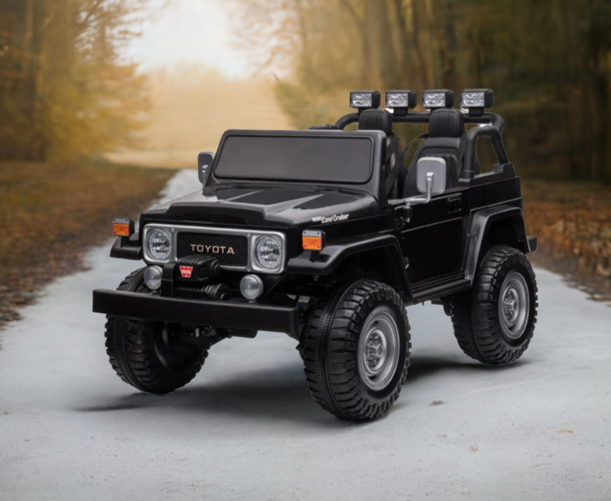 2026 24V Toyota FJ-40 Kids Ride On Car 4X4 2 Seater with Remote Control DELUXE