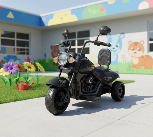 12V Chopper Motorcycle - One Seater Cruiser for Kids