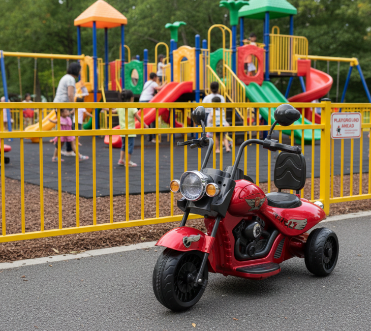 12V Chopper Motorcycle - One Seater Cruiser for Kids