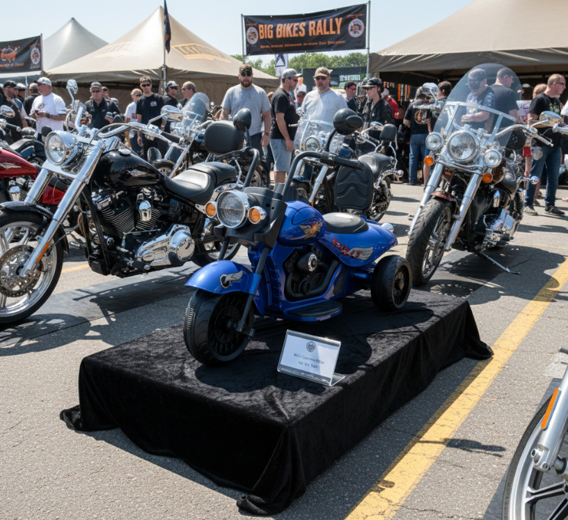 12V Chopper Motorcycle - One Seater Cruiser for Kids