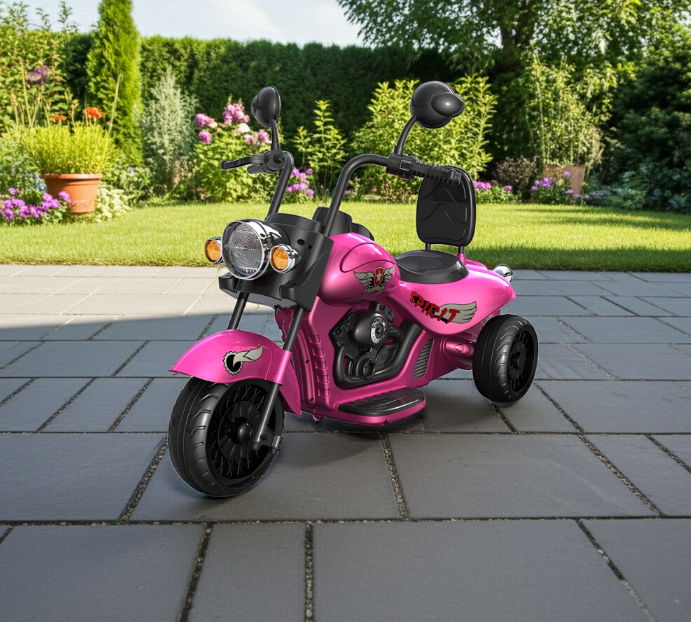 12V Chopper Motorcycle - One Seater Cruiser for Kids