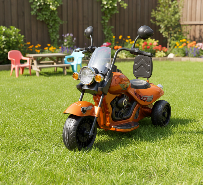 12V Chopper Motorcycle - One Seater Cruiser for Kids