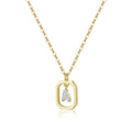 Personalized Initial Necklace in 925 Sterling Silver