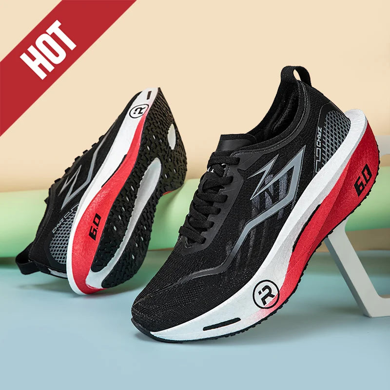 Running Shoes Carbon Board Profession Marathon Men Sports Breathable Lightweight Women's Comfortable Athletic Nonskid Sneakers