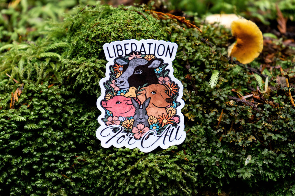 Vegan Liberation Sticker