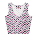 Rose Quartz Pathways Cotton crop top