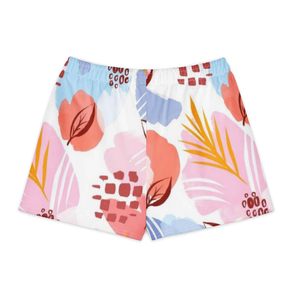 Painted Petal Drift cotton shorts