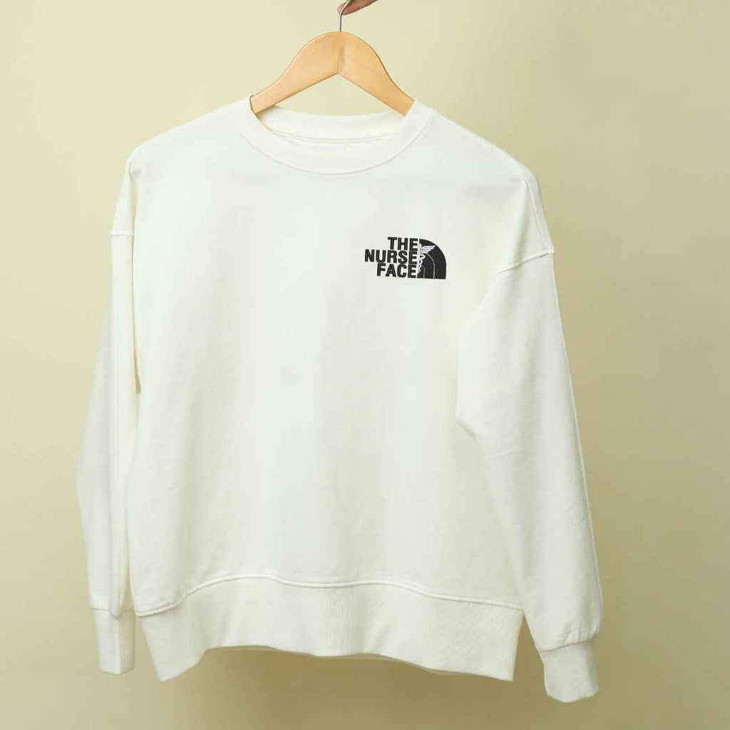 Crewneck "The Nurse Face" brodé