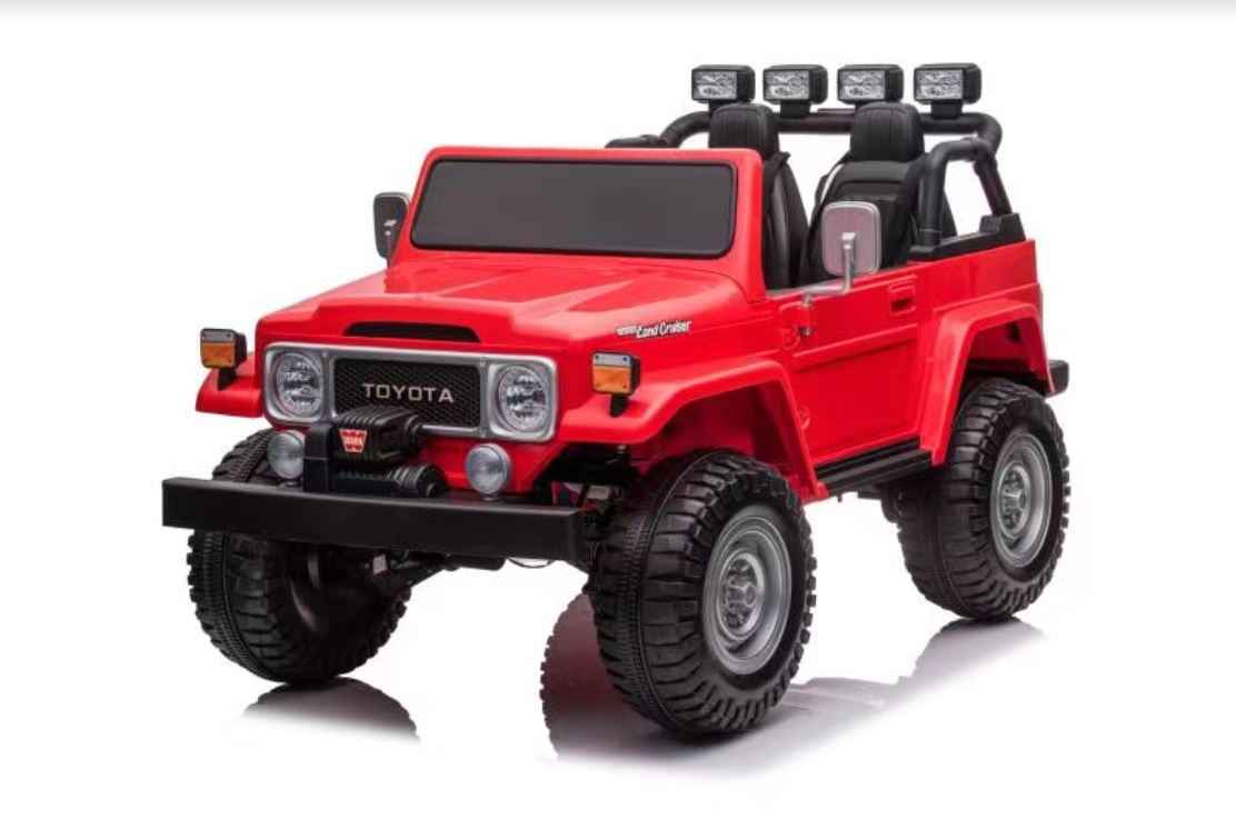 2026 24V Toyota FJ-40 Kids Ride On Car 4X4 2 Seater with Remote Control DELUXE