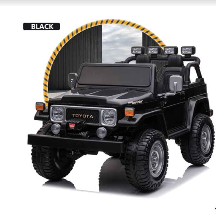 2026 24V Toyota FJ-40 Kids Ride On Car 4X4 2 Seater with Remote Control DELUXE