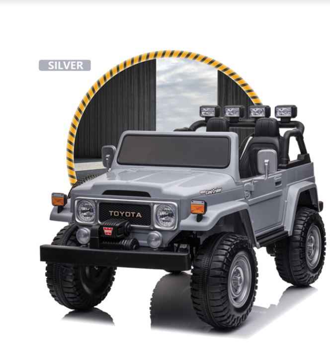 2026 24V Toyota FJ-40 Kids Ride On Car 4X4 2 Seater with Remote Control DELUXE