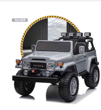 2026 24V Toyota FJ-40 Kids Ride On Car 4X4 2 Seater with Remote Control DELUXE