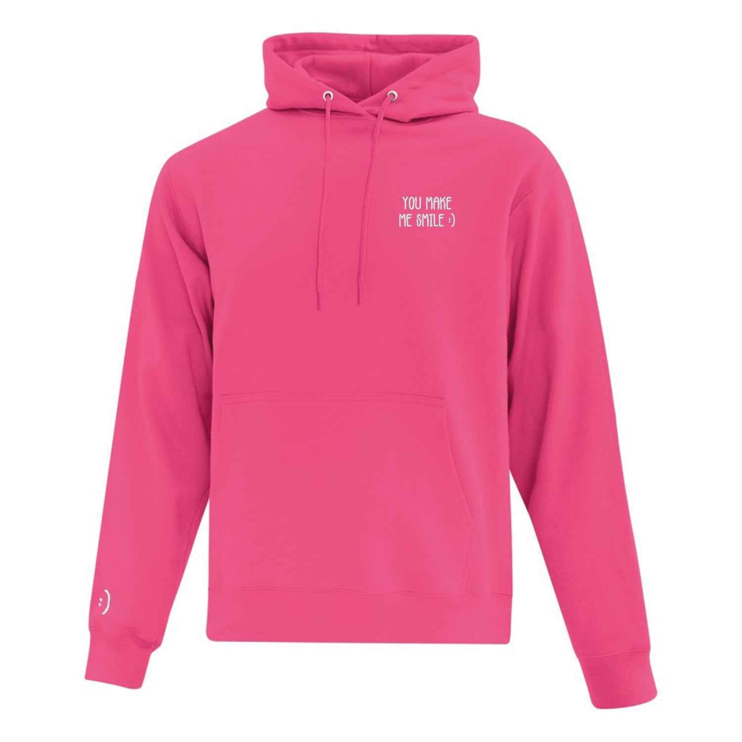 Hoodie "You Make Me Smile" brodé