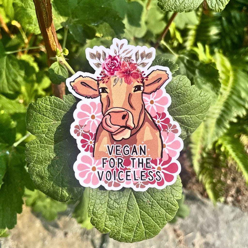 Vegan For the Voiceless Sticker