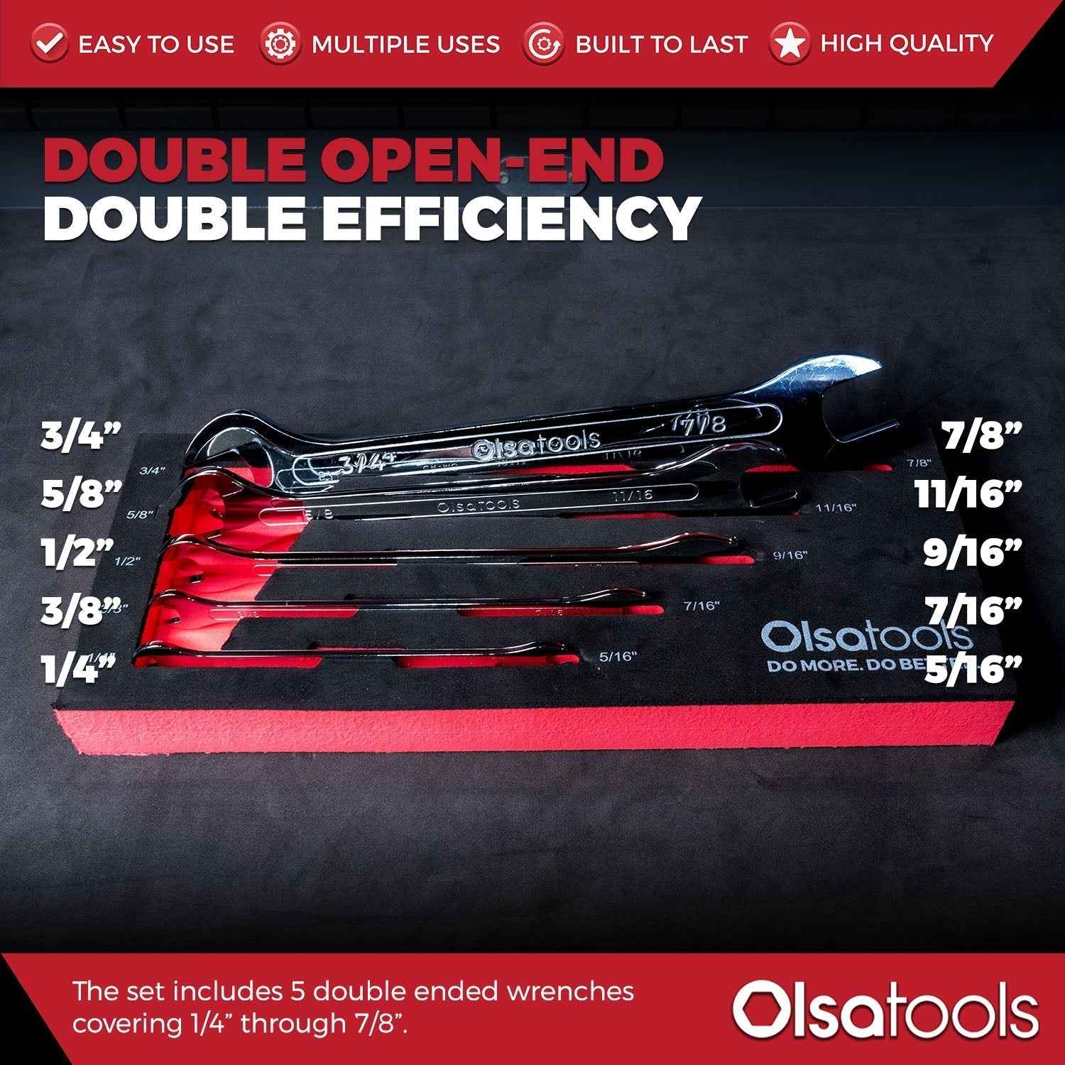 Slim Profile Wrench Set