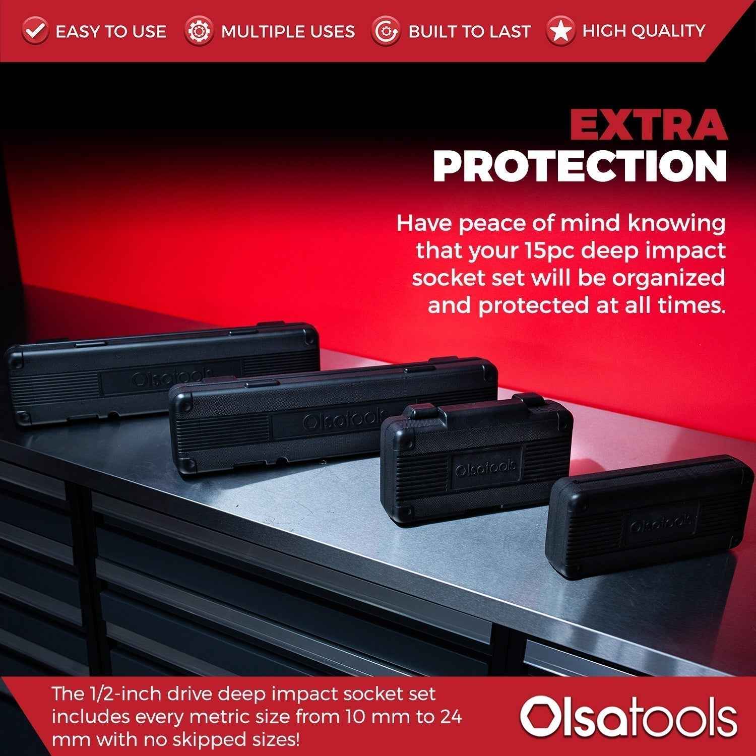 Cr-Mo Impact Sockets