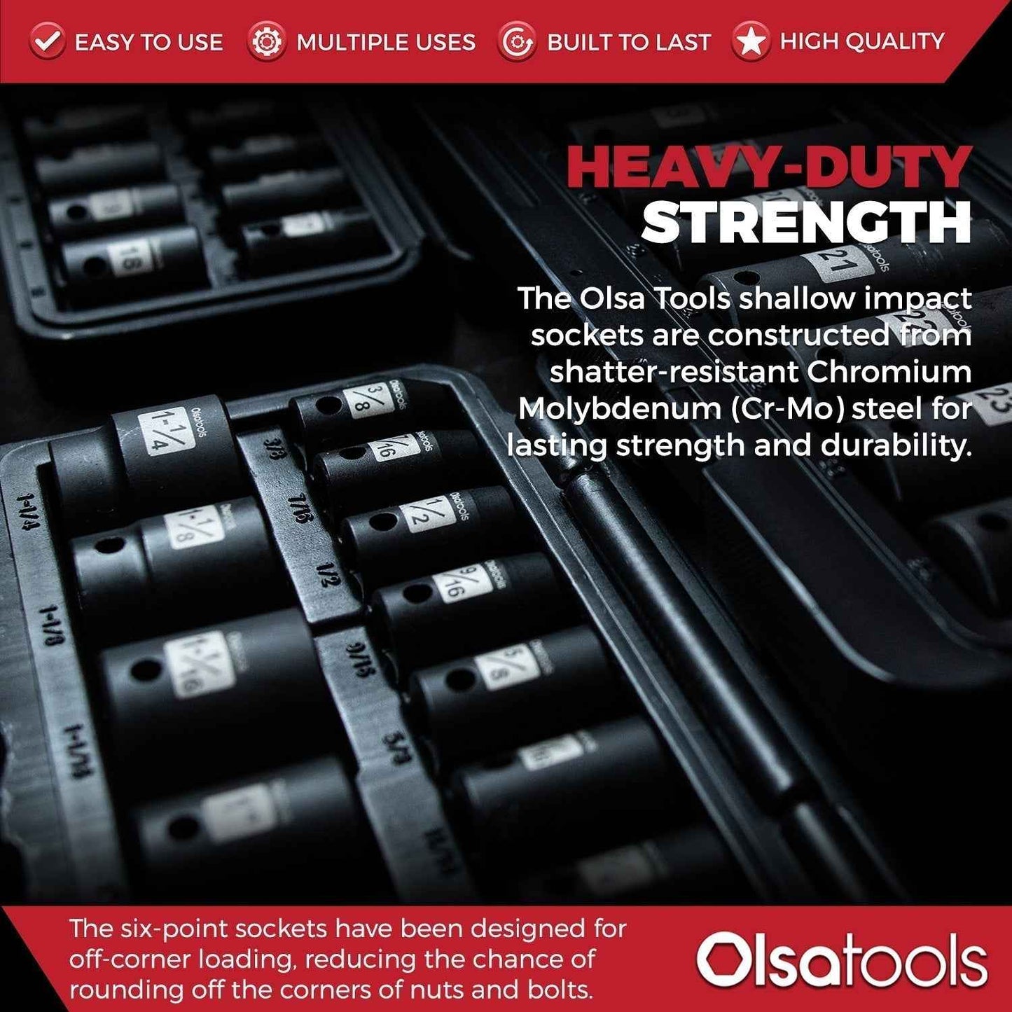 Cr-Mo Impact Sockets