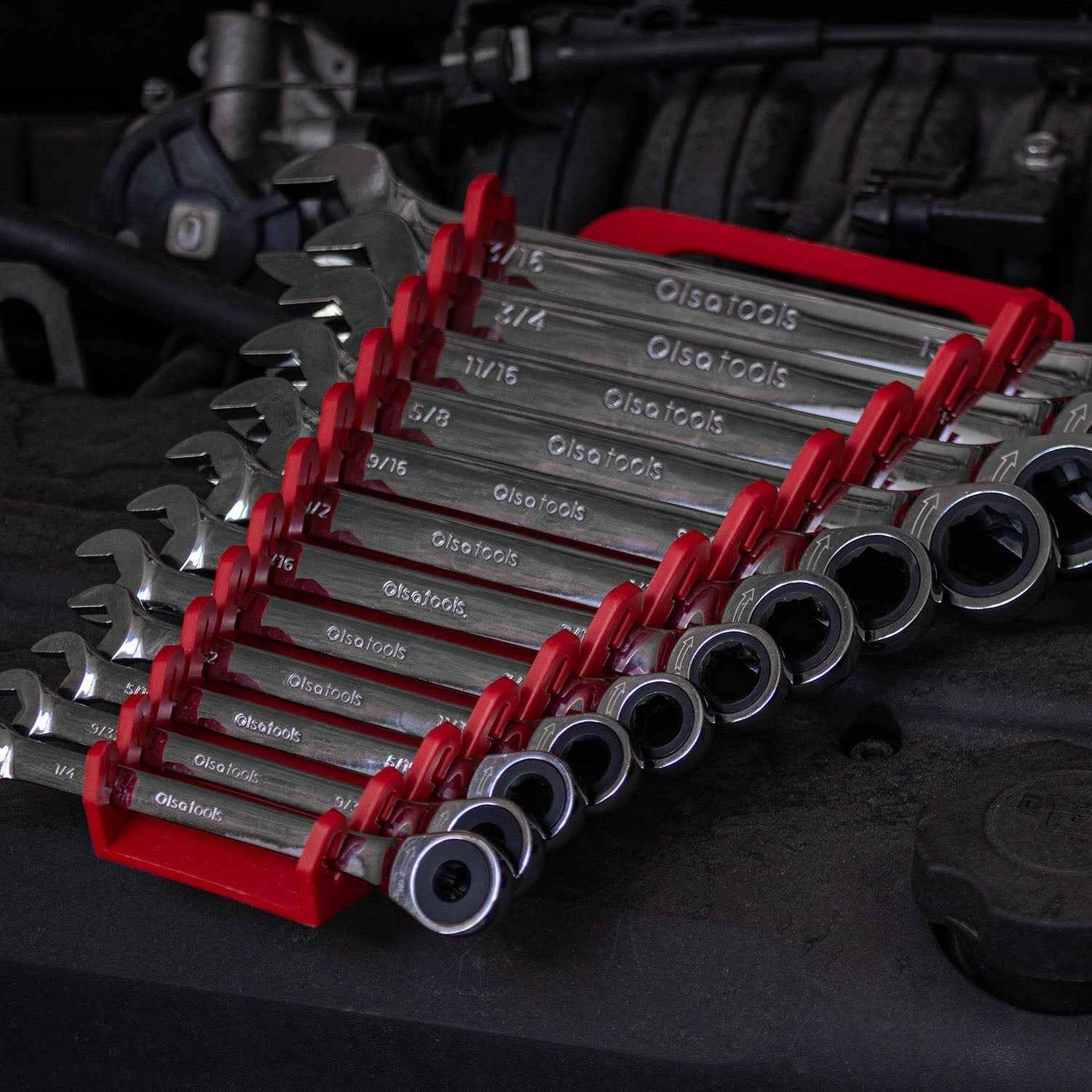 120 Tooth Ratcheting Wrench Set