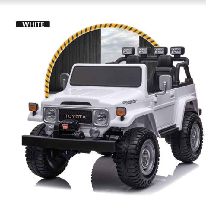 2026 24V Toyota FJ-40 Kids Ride On Car 4X4 2 Seater with Remote Control DELUXE